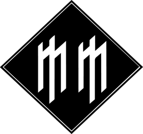 Marilyn Manson Diamond MM Decal / Sticker 05