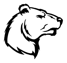 Bear Mascot Decal / Sticker