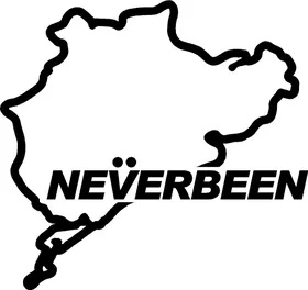 Nurburgring Neverbeen Decal / Sticker 03