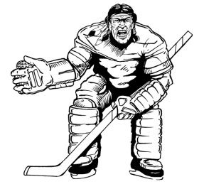 Hockey Braves / Indians / Chiefs Mascot Decal / Sticker hk1