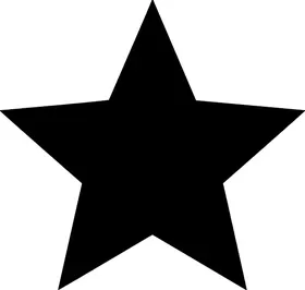 Star Decal / Sticker 13