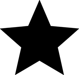 Star Decal / Sticker 13