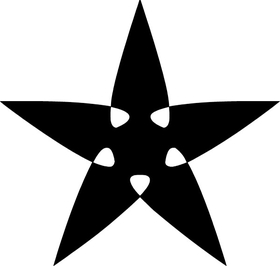 Star Decal / Sticker 14