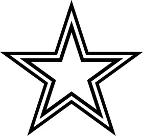 Star Decal / Sticker 27