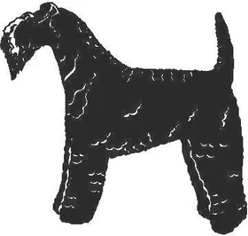Kerry Blue Terrier Decal / Sticker