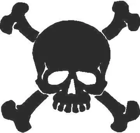 Skull and Cross Bones Decal / Sticker
