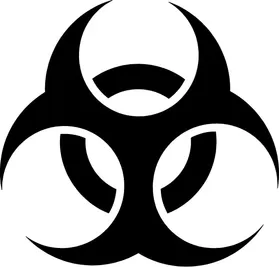 Biohazard Decal / Sticker 09