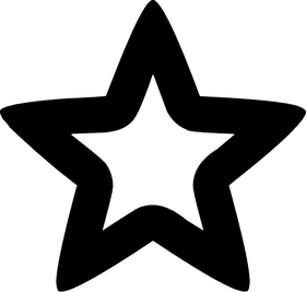Star Decal / Sticker 19