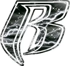 White Lightning Ruff Ryders 02 Decal / Sticker