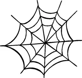 Spiderweb Decal / Sticker 05