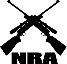 NRA Rifles Decal / Sticker 06