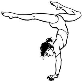 Gymnast Decal / Sticker