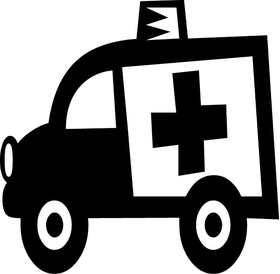 Ambulance Decal / Sticker 01