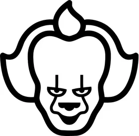 Pennywise The IT Clown Decal / Sticker 01