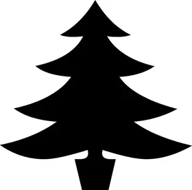 Christmas Tree Decal / Sticker 02