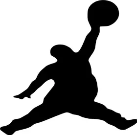 Fat Jordan Decal / Sticker 01