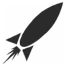 Rocket Decal / Sticker 02