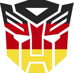 Autobot GermanFlag Decal / Sticker 06