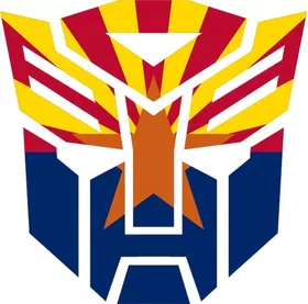 Autobot Arizona Flag Decal / Sticker 06
