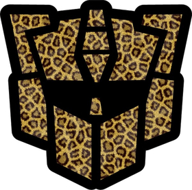 Autobot G2 Leopard Print Decal / Sticker