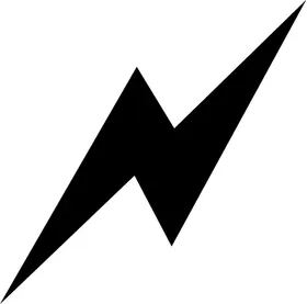 Lightning Bolt Decal / Sticker 06