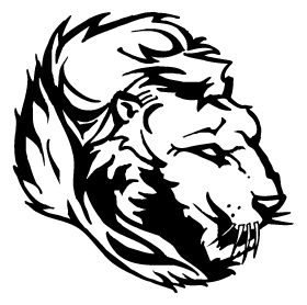 Lions Head Mascot Decal / Sticker