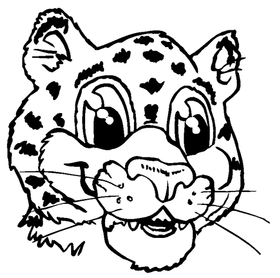 Leopards Mascot Decal / Sticker 1