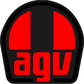 Black, Red, Gray AGV Sport Decal / Sticker 17