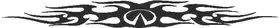 Infiniti Tribal Decal / Sticker 01
