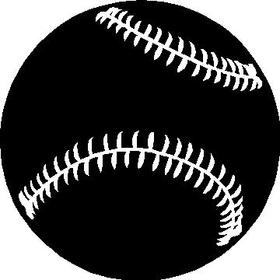 Baseball Decal / Sticker 11