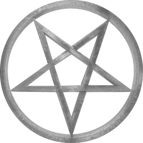 Pentagram Brand Decal / Sticker 06