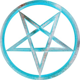 Pentagram Brand Decal / Sticker 07