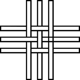 Christian Cross Decal / Sticker 57
