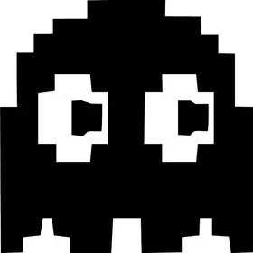 PacMan Ghost decal / sticker 03