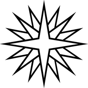 Snow Flake Decal / Sticker 02