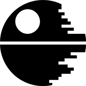 Death Star Decal / Sticker 07