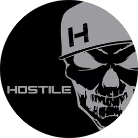 Hostile Wheels Center Cap Style Decal / Sticker Design 07