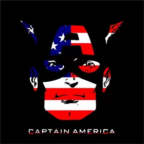 Captain America Decal / Sticker 02