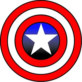 Captain America Shield Decal / Sticker 03