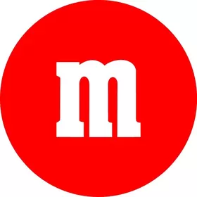 Red M&M Decal / Sticker 29