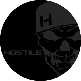 Hostile Wheels Center Cap Style Decal / Sticker Design 11