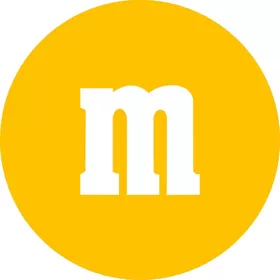 Yellow M&M Decal / Sticker 34