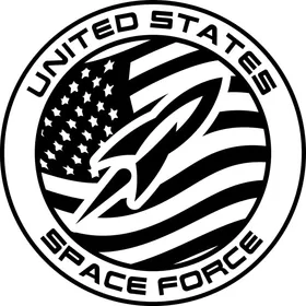 United States Space Force Decal / Sticker 01