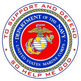 Department of the Navy USMC Decal / Sticker 02