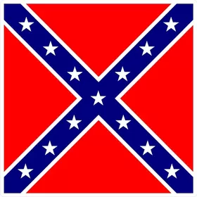 Rebel / Confederate Flag Decal / Sticker 59