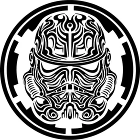 Star Wars Stormtrooper Tribal Decal / Sticker 12
