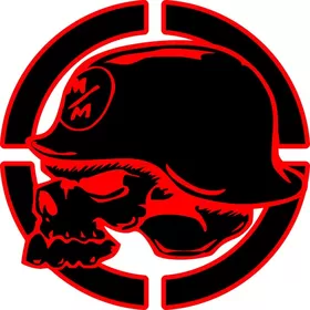 Metal Mulisha Skull Decal / Sticker 12