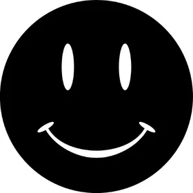 Smiley Face Decal / Sticker 04