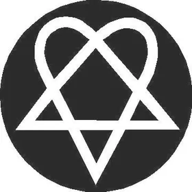 Heartagram Decal / Sticker 03