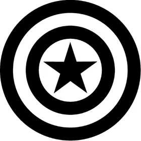 Captain America Shield Decal / Sticker 12